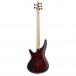 Ibanez SR305EDX 5 string, Wine Red Frozen Matte - back 