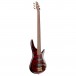 Ibanez SR305EDX 5 string, Wine Red Frozen Matte - side 