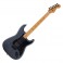 Fender Limited Edition American Professional II Sandblasted Stratocaster HSS EB, Smoke Transparent