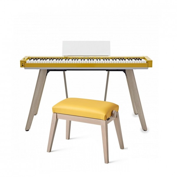 Casio PX S7000 Digital Piano, Harmonious Mustard, With Free Stool