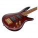 Ibanez SR300EDX, Wine Red Frozen Matte controls 