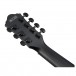 Ibanez AEG721 7 String, Black Flat headstock 