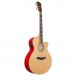 Ibanez AE170, Natural Top Transparent Red Back and Sides