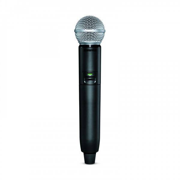 Shure GLXD24R+/SM58 Digital Wireless Microphone System - GLXD2+, SM58 Vertical