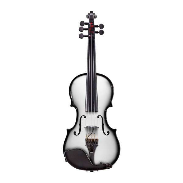 Glasser AEX Acoustic Electric 5 String Violin, White