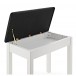 Kawai Piano Stool, Satin White