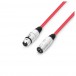 Adam Hall 3 STAR XLR Microphone Cable, 1m Red