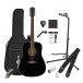 Fender CD-60S Acoustic WN, Black with Accessory Pack