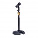 Hercules MS100BPLUS Low Profile EZ Grip Microphone Stand with Round Base