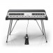 Rhodes MK8 Piano, Classic Black and Silver, with Silver Stand