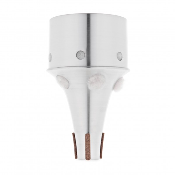Jo-Ral Small Tenor Trombone Bucket Mute, Aluminium