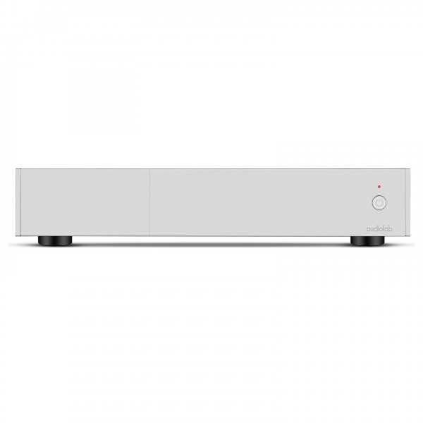 Audiolab 9000-P Stereo Power Amplifier - Dual-Mono Class AB, Silver - Front 