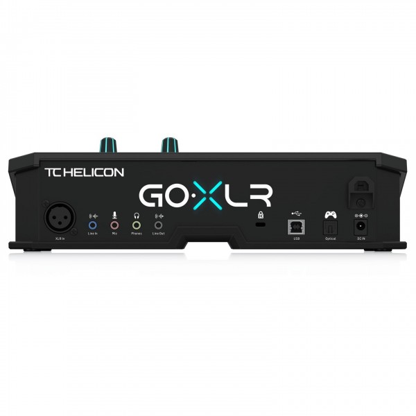 TC Helicon GoXLR 4-Channel USB Broadcast Mixer - Rear