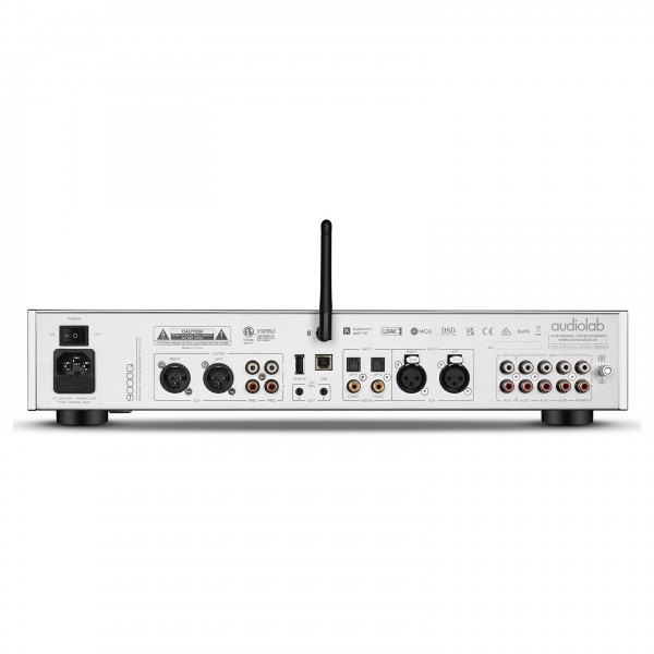 Audiolab 9000-Q Pre Amplifier, Silver - rear 