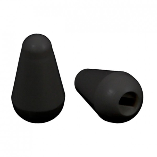 Allparts Switch Knobs for Strat, Pack of 2, Black