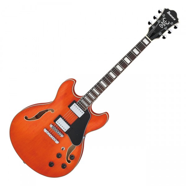 Ibanez AS73, Transparent Tangerine Flat front 