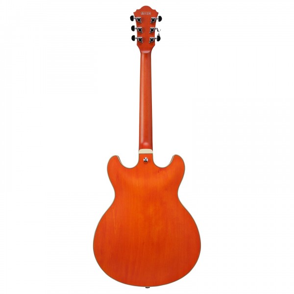 Ibanez AS73, Transparent Tangerine Flat - back 