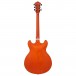 Ibanez AS73, Transparent Tangerine Flat - back 