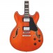 Ibanez AS73, Transparent Tangerine Flat - body 