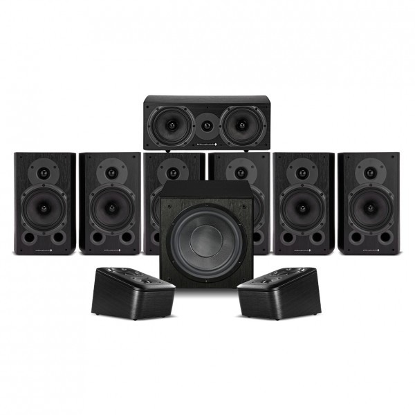 Wharfedale Diamond 9.1 HCP 7.1.2 Speaker Package, Black