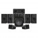 Wharfedale Diamond 9.1 HCP 7.1.2 Lautsprecherpaket, schwarz