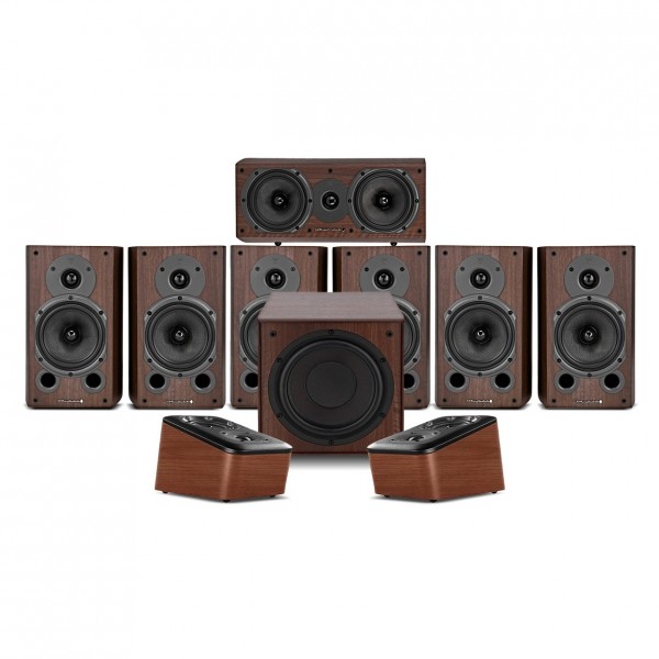 Wharfedale Diamond 9.1 HCP 7.1.2 Speaker Package, Walnut