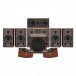 Wharfedale Diamond 9.1 HCP 7.1.2 Speaker Package, Walnut