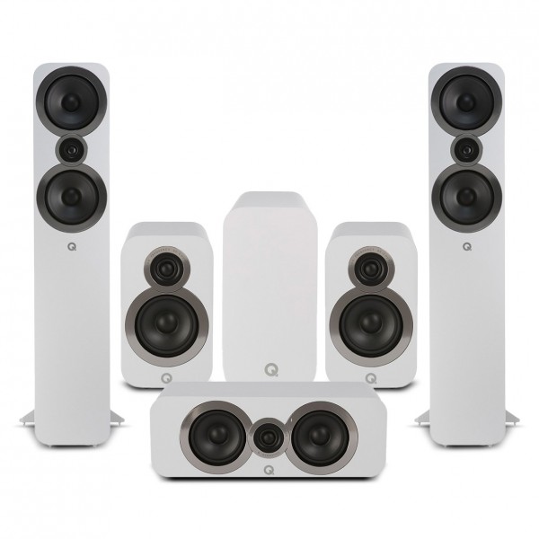 Q Acoustics Q 3050i Speaker Package, Arctic White