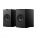 KEF Q1 Meta Bookshelf Speakers (Pair), Satin Black - front 