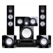 Denon AVC-X3800H & Monitor Silver 300 5.1 Speaker Package, Black