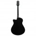 Ibanez AAM340CE Advanced, Rustic Black back 