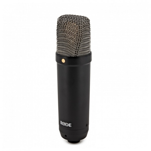Rode NT1 Signature Series Condenser Microphone, Black - Angled