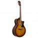 Ibanez AE160, Vintage Mahogany Sunburst side 