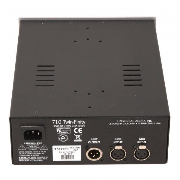 Universal Audio 710 Twin-Finity dźwięk mieszania Mic Preamp