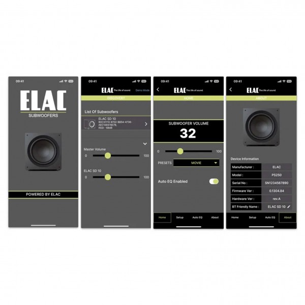 Elac Varro PS350 12" Premium Subwoofer, Black - app 