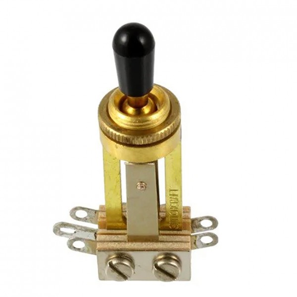 Switchcraft toggle switch 3-way Gold, long model