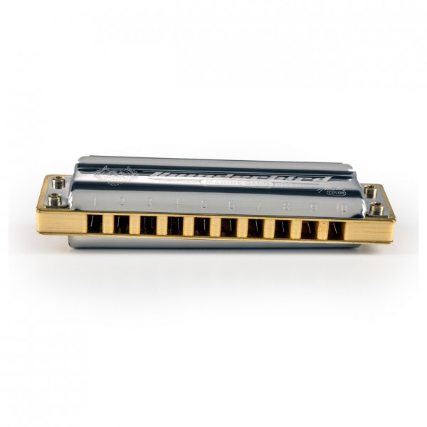 Hohner Marine Band Thunderbird Harmonica, Low D - back