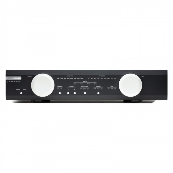 Musical Fidelity M8x Discrete Phono Preamp, Black - front blk