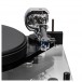 Pro-Ject X-Line 6PerspeX UK SuperPack Balanced High-End Turntable - Detail shot, tonearm