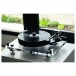 Pro-Ject X-Line 6PerspeX UK SuperPack Balanced High-End Turntable - Lifestyle Image, Angled view