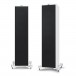 KEF Q750 Floorstanding Speakers (Pair), White - grilles