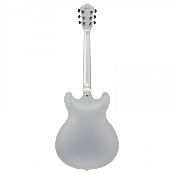 Ibanez AS73G, Moonstone Silver Flat back 