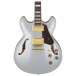 Ibanez AS73G, Moonstone Silver Flat body 