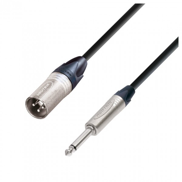 Adam Hall 5 STAR Neutrik Unbalanced XLR (M) to TS 1/4" Jack Cable, 5m - Mai