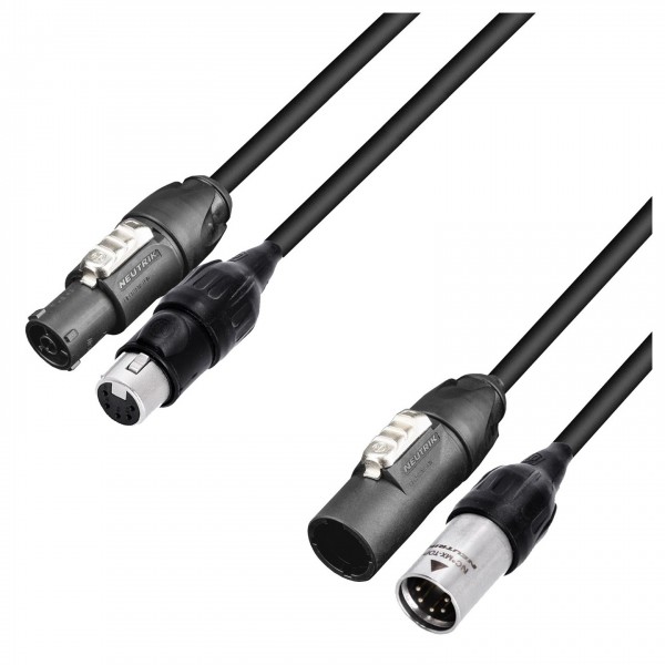 Adam Hall 5 STAR Neutrik XLR 5-pole IP65 Rated to TRUE1, Hybrid Cable, 1.5m - Main