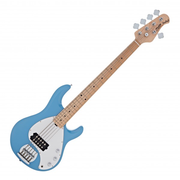 Sterling Stingray Ray5 Bass, Chopper Blue