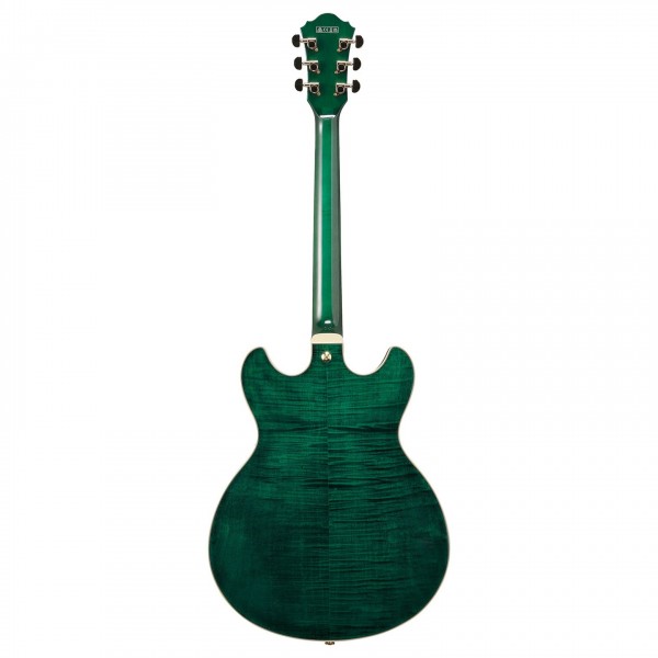 Ibanez AS93FM, Transparent Moss Green - back 