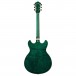 Ibanez AS93FM, Transparent Moss Green - back 