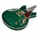 Ibanez AS93FM, Transparent Moss Green - controls