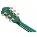 Ibanez AS93FM, Transparent Moss Green - headstock back 